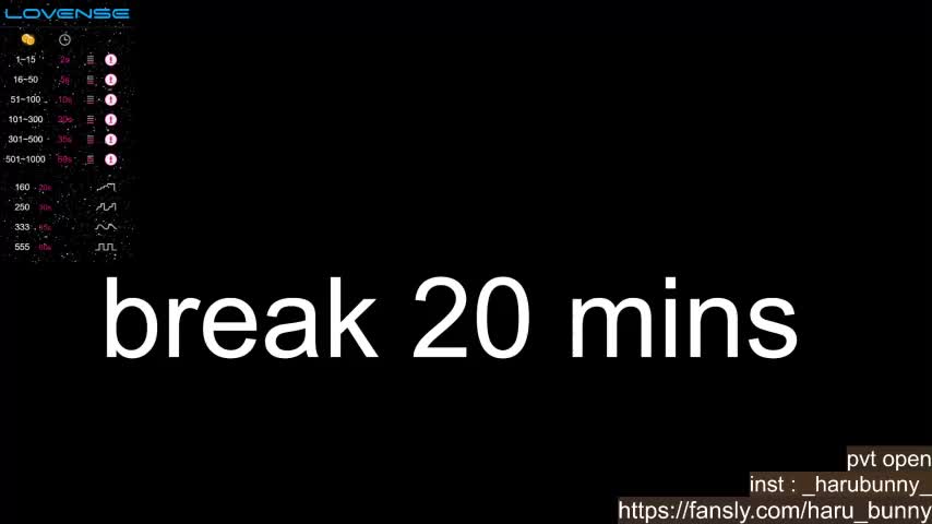 HarubunnyChaturbate Porn Cam 2023-10-21