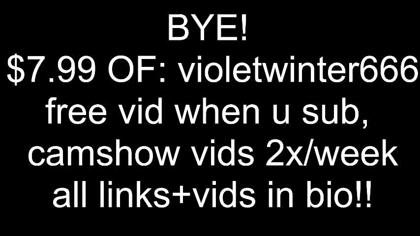 Violetwinter666Chaturbate Porn Cam 2023-07-14